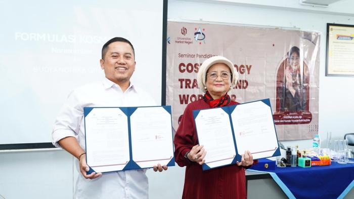 Jalin Kerja Sama Universitas Harkat Negeri dan PT Budi Andhika Group: dari MoU hingga Workshop Kosmetik